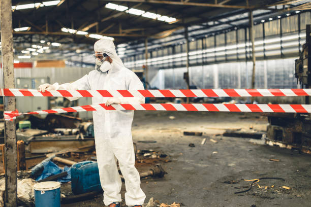 Professional Drug Lab Cleanup technician working in Morton, PA